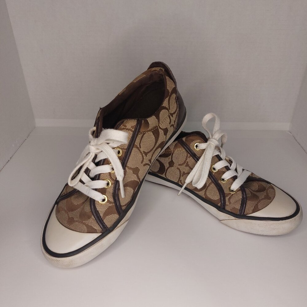 COACH Barrett Signature Sneakers Women's Size 6.5B